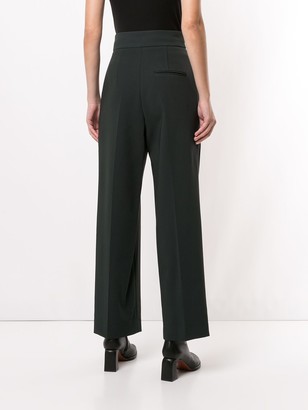 Low Classic Pleated High-Waisted Trousers