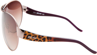 Just Cavalli Women's Shield Rose-Tone Sunglasses