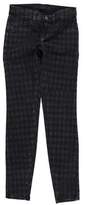 Thumbnail for your product : J Brand Houndstooth Print Mid-Rise Jeans