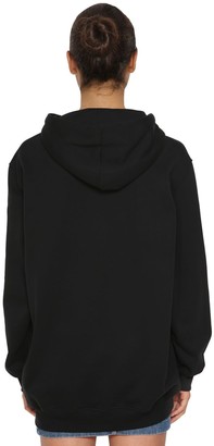 Moschino Logo Print Cotton Sweatshirt Hoodie