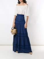 Thumbnail for your product : Martha Medeiros Yana lace maxi skirt