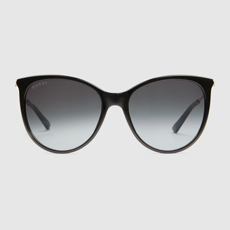 Gucci Cat eye sunglasses with Web