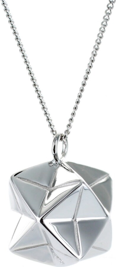Origami Jewellery Magic Ball Necklace Sterling Silver