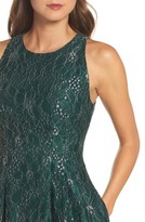 Thumbnail for your product : Vince Camuto Women's Metallic Lace Fit & Flare Dress