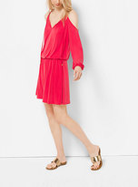 Thumbnail for your product : Michael Kors Off-The-Shoulder Matte-Jersey Dress
