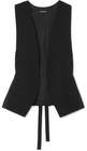 Vests-ann demeulemeester belted woolgabardine vest