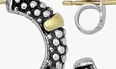 Thumbnail for your product : Lagos Two Tone Caviar Hoop Earrings