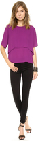 Thumbnail for your product : MISA Short Sleeve Blouse