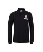 Thumbnail for your product : Moschino Toy Bear Logo Long Sleeved Polo Colour: BLACK, Size: Age 4