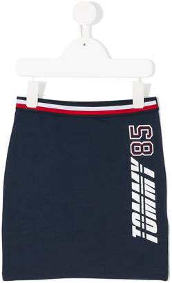 Tommy Hilfiger Junior elasticated waistband fitted skirt