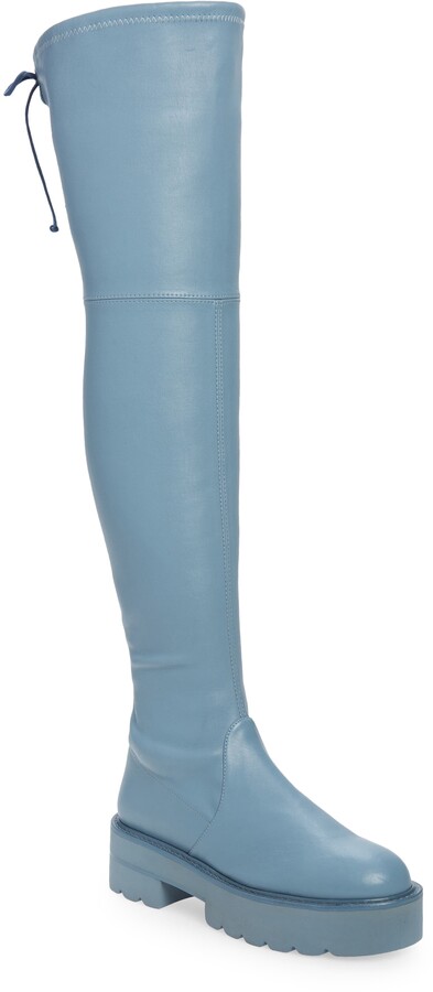 Blue Women's Over the Knee Boots | Shop the world's largest collection of  fashion | ShopStyle