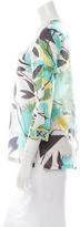 Thumbnail for your product : Emilio Pucci Floral Lace-Up Tunic
