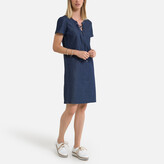 Thumbnail for your product : Anne Weyburn Organic Cotton Shift Dress With Short Sleeves
