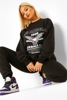 Thumbnail for your product : boohoo Petite 'Los Angeles' Oversized Sweat
