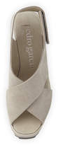 Thumbnail for your product : Pedro Garcia Fatema Suede Wedge Sandals