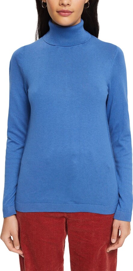 Merino Esprit Winter Pullover 90s Esprit Turtleneck| Vintage Brown