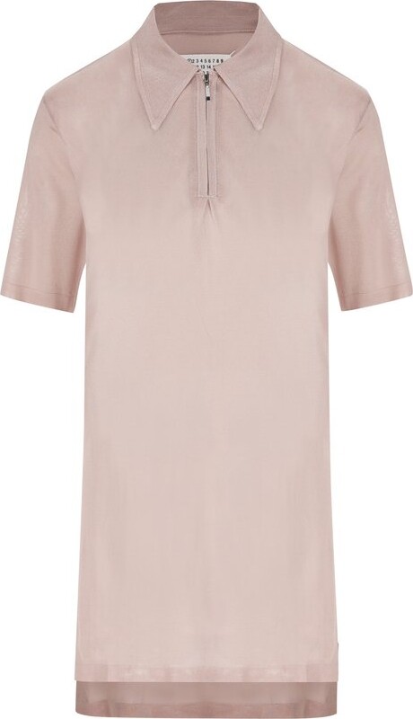 Maison Margiela Asymmetric Hem Polo Shirt