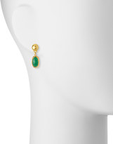 Thumbnail for your product : Gurhan Elements Rose-Cut Emerald Drop Earrings