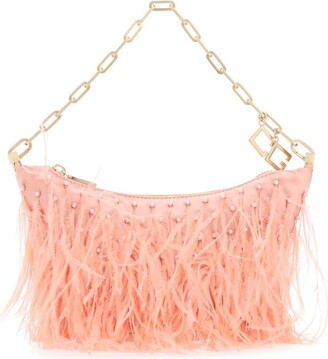 DREAM LIFE HOT PINK OSTRICH FEATHER BAG – KANDEESHOES
