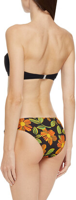 Solid & Striped Floral-print mid-rise bikini briefs