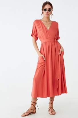 Forever 21 Wrap-Front Maxi Dress
