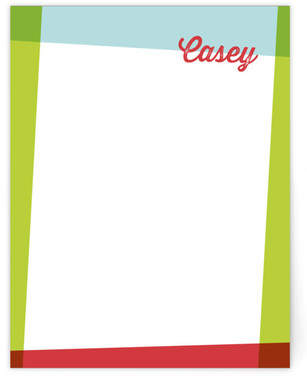 Minted Angular Frame Children's Personalized Stationery