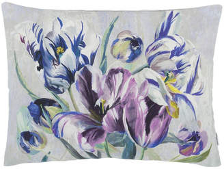 Designers Guild Tulip Stellata Violet Linen Cushion Linen 60x45cm
