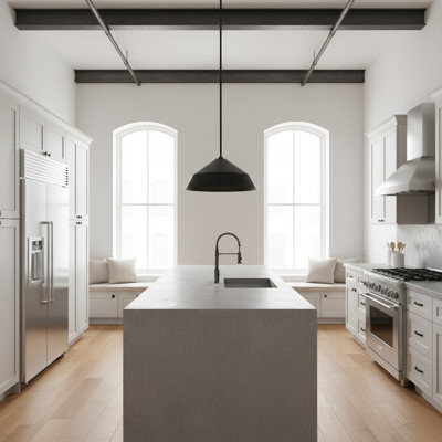 Latitude Run 14 Inch Black Integrated Led Pendant Light - 900 Lumens (20w) 5 Selectable Color Temperatures (2700k-5000k) Dimmable Etched White Glass Diffuser C
