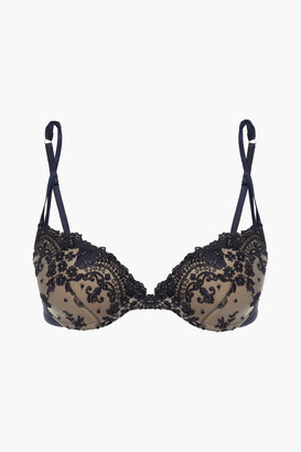 I.D. Sarrieri Embroidered Stretch-tulle Push-up Bra