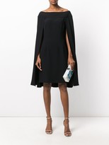 Thumbnail for your product : Alberta Ferretti Cape Layered Dress