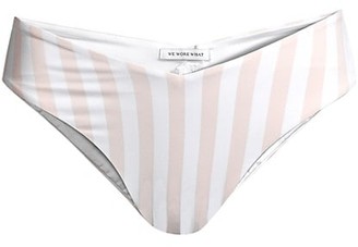 WeWoreWhat Delilah Striped Bikini Bottom