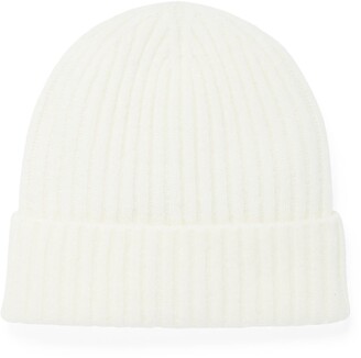 Forever New Camille Ribbed Beanie - Cream - 00