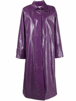 Thumbnail for your product : Saks Potts Ana leather-look coat