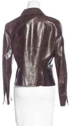 Chanel Distressed Leather Jacket