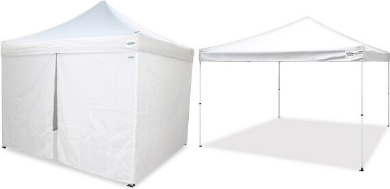 Caravan CaravanCanopyM-SeriesPro212x12FootShadeTentwithRollerBagandM-Series12x12Foot2StraightLegSidewallKitforRecreationalUse