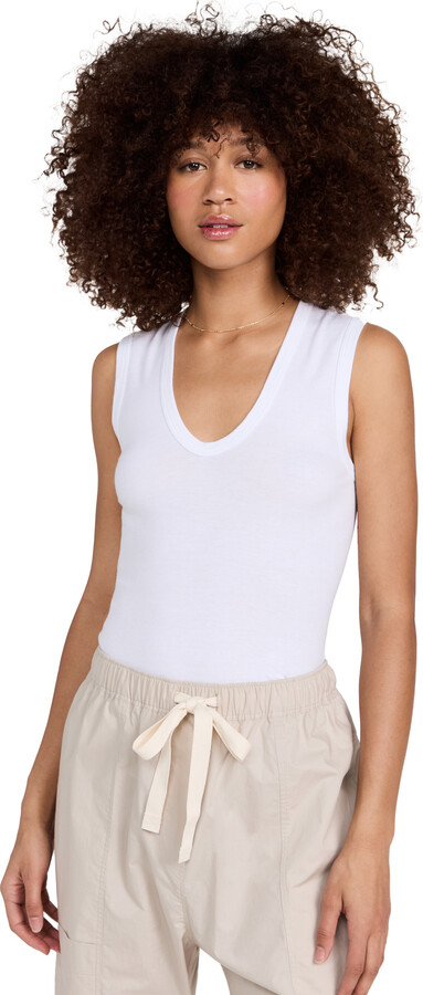 Enza Costa Supima Cotton Essential Sleeveless Tank