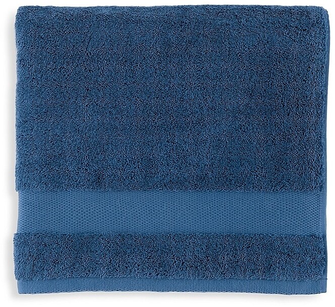 Frette Diamond Bordo Towels In Midnight Blue