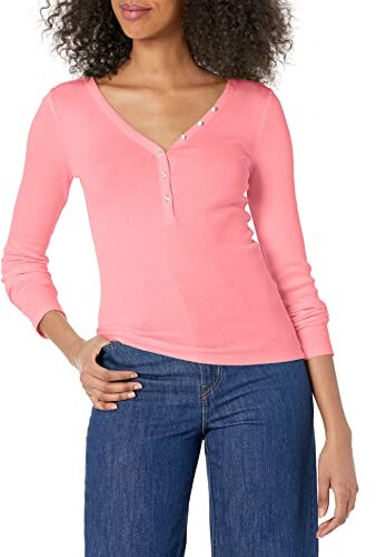 Damen Blusen, Tops & Shirts BODEN The Cotton V-Neck Tee CHALKY PINK J0363  RRP £20.00 BRAND NEW SAMPLE Mode