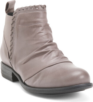 Leather Lynda Booties for Women | Leather/Man-Made Sole