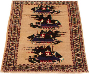 Isabelline Largeros War Tan Rug 3'0\