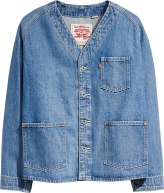 Levi's JS別注 25ss UNION ENGINEER CARDIGAN Union Engineer Cardigan - Dark Wash | Levi's® CA