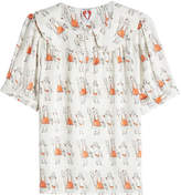 Thumbnail for your product : Shrimps Printed Silk Top