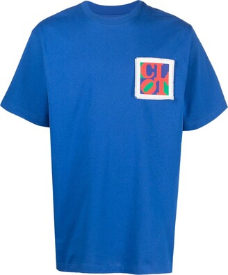 Clot Maraud logo-embroidered cotton T-shirt