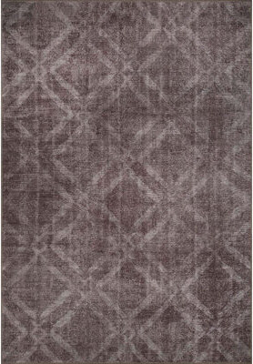 Red Barrel Studio Dorian Distressed Pattern Woven Base Decorative Brown Rug