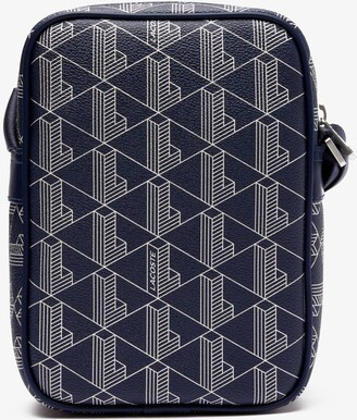 Lacoste monogram-pattern Messenger Bag - Farfetch