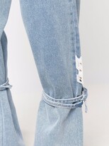 Thumbnail for your product : Off-White Tie-Detail Straight-Leg Jeans