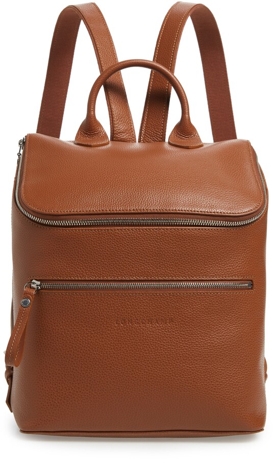 Longchamp Le Foulonne Leather Backpack ShopStyle