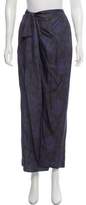 Thumbnail for your product : Baja East Printed Maxi Skirt w/ Tags