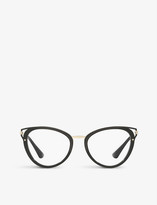 Thumbnail for your product : Prada PR53UV Catwalk cat-eye acetate and metal glasses