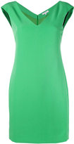 Versace Collection - fitted V-neck dress - women - Polyester/Spandex/Elasthanne/Viscose - 40